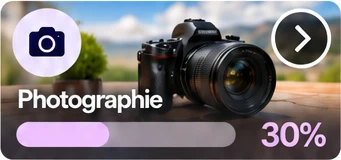 Tuile de projet : Photographie, 30 %